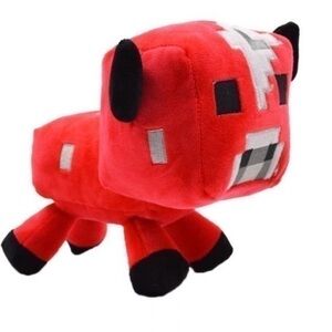 Kids Minecraft Mooshroom Plush Toy